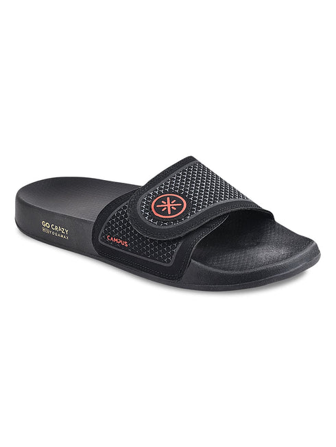SL-407A Black Men's Slides